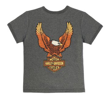 boys tshirt with H-D emblem and eagle