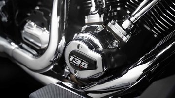 close-up of engine
